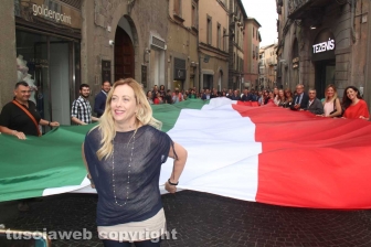 Giorgia Meloni a Viterbo