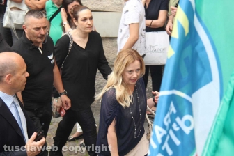 Giorgia Meloni a Viterbo