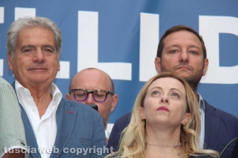 Giorgia Meloni a Viterbo