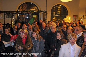 Giorgia Meloni a Viterbo per gli auguri di Natale di FdI