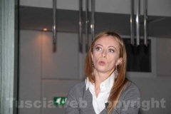 Giorgia Meloni a Viterbo
