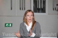 Giorgia Meloni a Viterbo