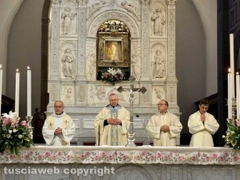 Viterbo - La Quercia - Giornata mondiale del malato - Festa della Madonna di Lourdes - Il vescovo Orazio Francesco Piazza