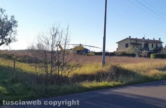 Ragazza trovata morta a Montefiascone - Il 118 sul posto