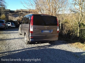 Ragazza trovata morta a Montefiascone - Il carro funebre