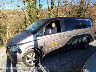 Ragazza trovata morta a Montefiascone - Il carro funebre