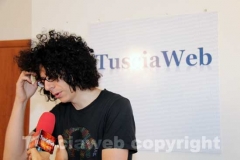 Allevi durante l\'intervista