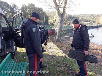 Montefiascone - Ragazzo scomparso - Le ricerche - Il nucleo sommozzatori dei carabinieri