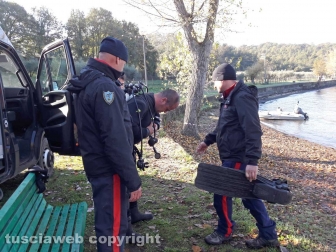 Montefiascone - Ragazzo scomparso - Le ricerche - Il nucleo sommozzatori dei carabinieri