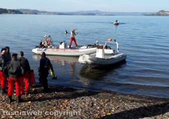 Montefiascone - Ragazzo scomparso - Le ricerche - Il nucleo sommozzatori dei vigili del fuoco