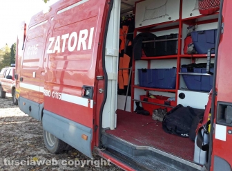 Montefiascone - Ragazzo scomparso - Le ricerche - Il nucleo sommozzatori dei vigili del fuoco