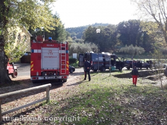 Montefiascone - Ragazzo scomparso - Le ricerche - Vigili del fuoco e carabinieri
