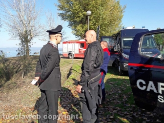 Montefiascone - Ragazzo scomparso - Le ricerche - Il comandante Antonino Zangla e il nucleo sommozzatori dei carabinieri