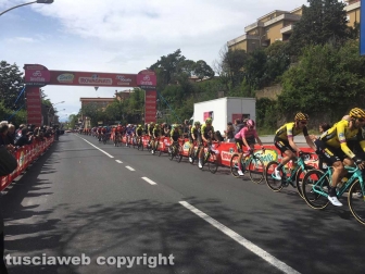 Giro d'Italia - Il traguardo volante a Vetralla