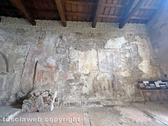Gli affreschi della chiesa di Foro Cassio