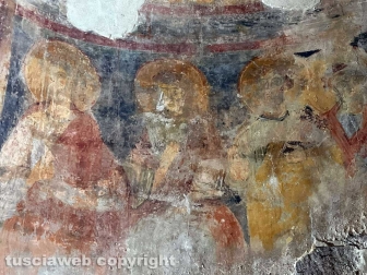 Gli affreschi della chiesa di Foro Cassio