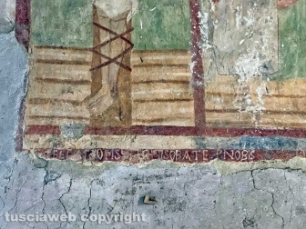 Gli affreschi della chiesa di Foro Cassio