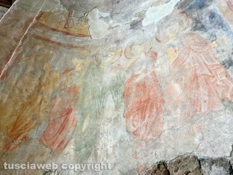 Gli affreschi della chiesa di Foro Cassio