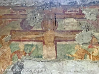 Gli affreschi della chiesa di Foro Cassio