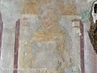 Gli affreschi della chiesa di Foro Cassio