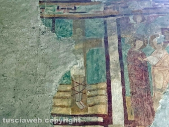 Gli affreschi della chiesa di Foro Cassio