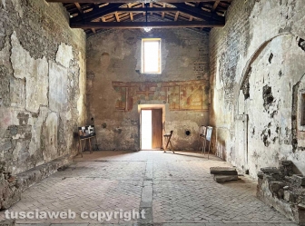 Gli affreschi della chiesa di Foro Cassio