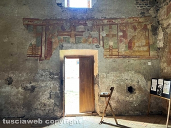 Gli affreschi della chiesa di Foro Cassio