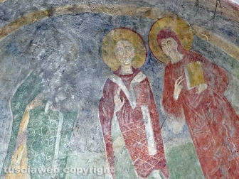 Gli affreschi della chiesa di Foro Cassio