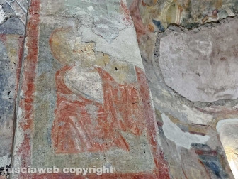 Gli affreschi della chiesa di Foro Cassio