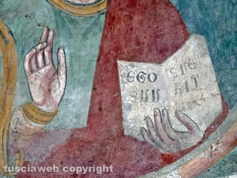 Gli affreschi della chiesa di Foro Cassio
