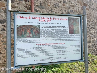 Gli affreschi della chiesa di Foro Cassio