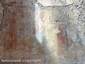 Gli affreschi della chiesa di Foro Cassio