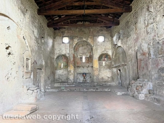 Gli affreschi della chiesa di Foro Cassio