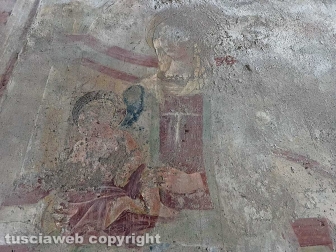 Gli affreschi della chiesa di Foro Cassio
