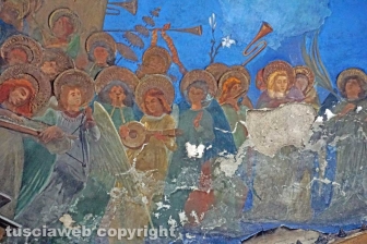 Gli affreschi della chiesa di San Lazzaro