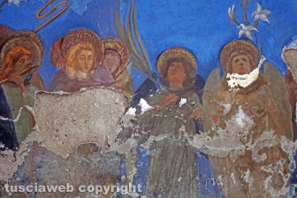 Gli affreschi della chiesa di San Lazzaro