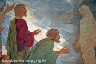 Gli affreschi della chiesa di San Lazzaro
