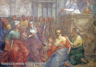 Gli affreschi restaurati di Santa Maria in Volturno