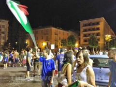 Gli azzurri in semifinale - Viterbesi in festa