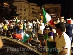 Gli azzurri in semifinale - Viterbesi in festa