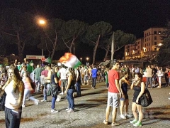 Gli azzurri in semifinale - Viterbesi in festa
