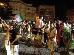 Gli azzurri in semifinale - Viterbesi in festa