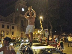 Gli azzurri in semifinale - Viterbesi in festa