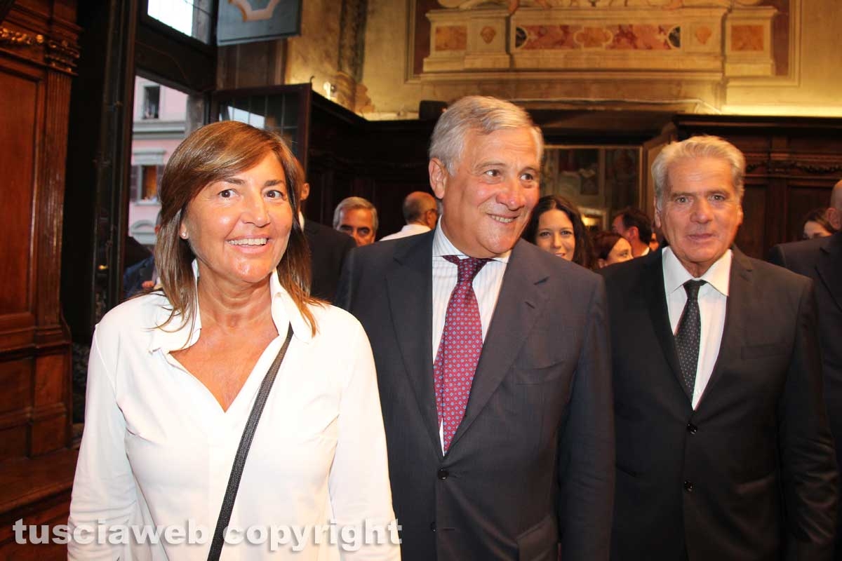 Renata Polverini, Antonio Tajani e Giovanni Arena