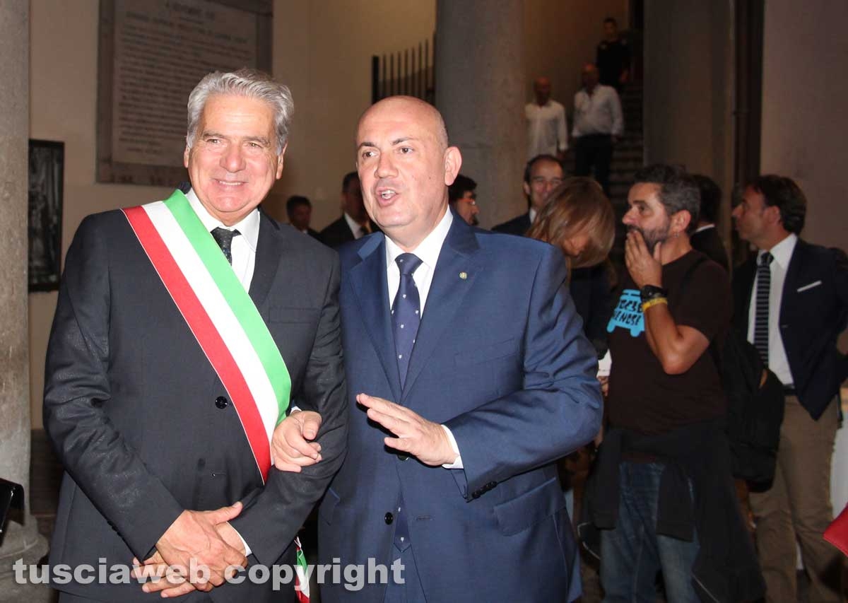 Il sindaco Arena e il prefetto Bruno