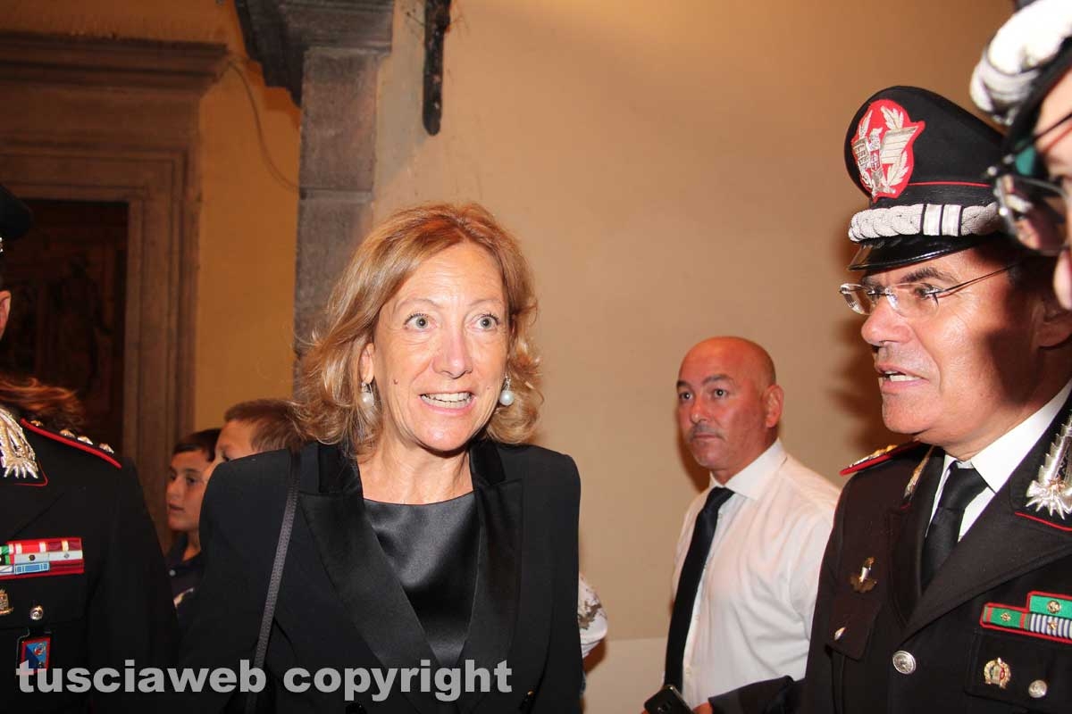 Il ministro Elisabetta Trenta con il generale Giovanni Nistri