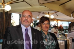 Stefano Signori con la moglie