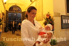 La signora Ascenzi con il piccolo