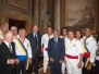 Letta e Grasso a Palazzo dei Priori
