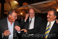 Da sinistra: Lorenzo Ciorba, Aldo Fabbrini ed Enrico Panunzi